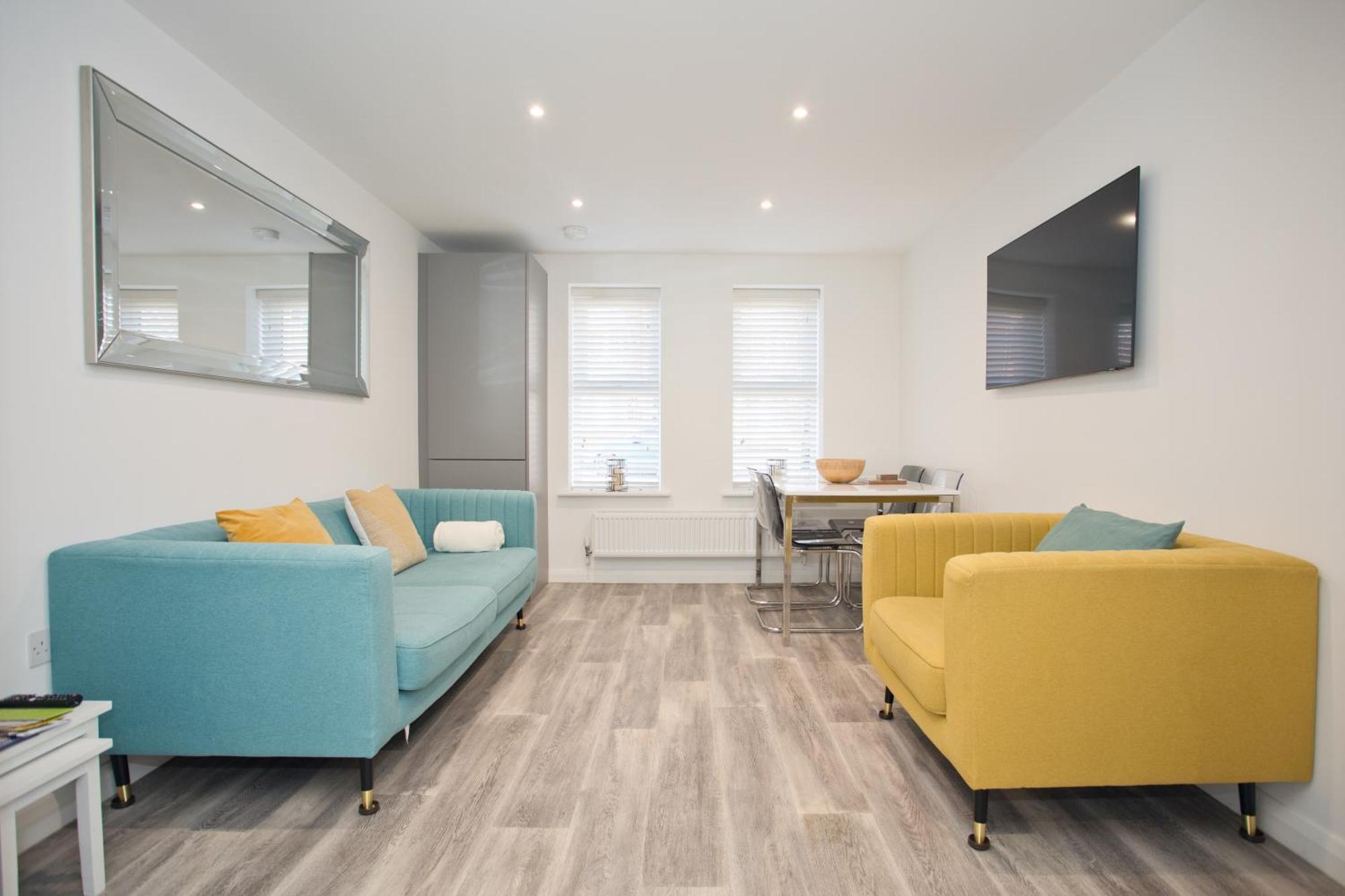 Sea Air - 2 Bedrooms - Parking - Mins To Beach Μπόρνμουθ Εξωτερικό φωτογραφία